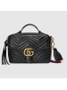 Gucci Black GG Marmont Small Shoulder Bag