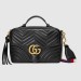 Gucci Black GG Marmont Small Shoulder Bag