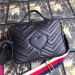 Gucci Black GG Marmont Small Shoulder Bag