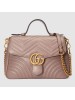 Gucci Nude GG Marmont Small Shoulder Bag With Handle