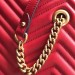 Gucci Red GG Marmont Matelasse Medium Tote