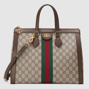 Gucci Ophidia GG Supreme Medium Top Gandle Bag