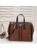 Gucci Brown Ophidia Medium Top Handle Bag