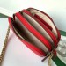 Gucci GG Marmont Mini Chain Bag In Red Leather