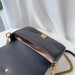 Gucci GG Marmont Mini Top Handle Bag In Black Leather