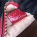 Gucci Red GG Marmont Mini Round Shoulder Bag