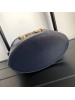 Gucci 1955 Horsebit Bucket Bag In Navy Calfskin