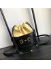 Gucci 1955 Horsebit Bucket Bag In Black Calfskin