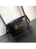 Gucci 1955 Horsebit Bucket Bag In Noir Calfskin