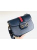 Gucci 1955 Horsebit Shoulder Bag In Blue Leather