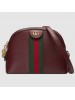 Gucci Burgundy Calfskin Ophidia Small Shoulder Bag