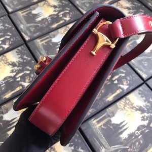 Gucci 1955 Horsebit Small Shoulder Bag In GG Supreme