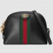 Gucci Black Calfskin Ophidia Small Shoulder Bag