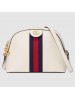 Gucci White Calfskin Ophidia Small Shoulder Bag