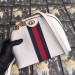 Gucci White Calfskin Ophidia Small Shoulder Bag
