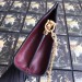 Gucci Bordeaux Ophidia Calfskin Small Shoulder Bag