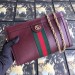 Gucci Bordeaux Ophidia Calfskin Small Shoulder Bag