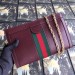 Gucci Bordeaux Ophidia Calfskin Small Shoulder Bag