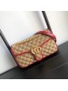 Gucci GG Marmont Small Shoulder Bag In Beige GG Canvas