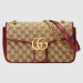 Gucci GG Marmont Small Shoulder Bag In Beige GG Canvas