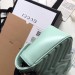 Gucci Pastel Green GG Marmont Small Matelasse Shoulder Bag