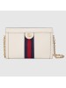 Gucci White Ophidia Calfskin Small Shoulder Bag