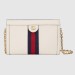 Gucci White Ophidia Calfskin Small Shoulder Bag