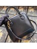 Gucci 1955 Horsebit Small Top Handle Bag In Black Calfskin