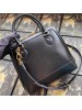 Gucci 1955 Horsebit Small Top Handle Bag In Black Calfskin