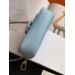 Gucci Pastel Blue GG Marmont Matelasse Super Mini Bag