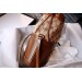 Gucci 1955 Horsebit Bucket Bag In GG canvas With Brown Calfskin