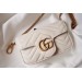 Gucci White GG Marmont Matelasse Super Mini Bag