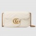 Gucci White GG Marmont Matelasse Super Mini Bag