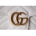 Gucci White GG Marmont Matelasse Super Mini Bag
