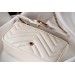 Gucci White GG Marmont Matelasse Super Mini Bag