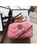 Gucci Pastel Pink GG Marmont Small Camera Shoulder Bag