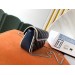Gucci GG Marmont Super Mini Bag In Blue Diagonal Leather