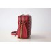 Gucci Red Mini GG Marmont Shoulder Bag