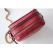 Gucci Red Mini GG Marmont Shoulder Bag