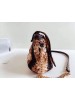 Gucci GG Marmont Raffia Black Small Shoulder Bag