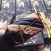 Gucci GG Marmont Super Mini Bag In Bicolor Diagonal Leather