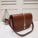 Gucci Sylvie 1969 Small Shoulder Bag In Brown Calfskin