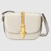 Gucci Sylvie 1969 Mini Shoulder Bag In White Calfskin