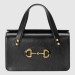 Gucci 1955 Horsebit Small Top Handle Bag In Black Leather