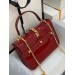 Gucci Sylvie 1969 Patent Mini Top Handle Red Bag