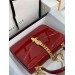 Gucci Sylvie 1969 Patent Mini Top Handle Red Bag