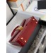 Gucci Sylvie 1969 Patent Mini Top Handle Red Bag