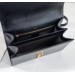 Gucci Sylvie 1969 Calfskin Small Top Handle Black Bag