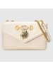 Gucci White Rajah Medium Shoulder Bag