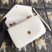 Gucci White Rajah Medium Shoulder Bag